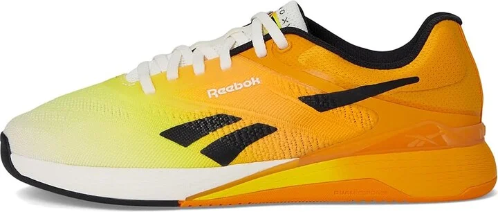 Reebok Nano X5 Athletic Shoes Chalk/Black/Electric Amber : Men's 7 - Women's 8.5 Medium, Rubber - Image 6