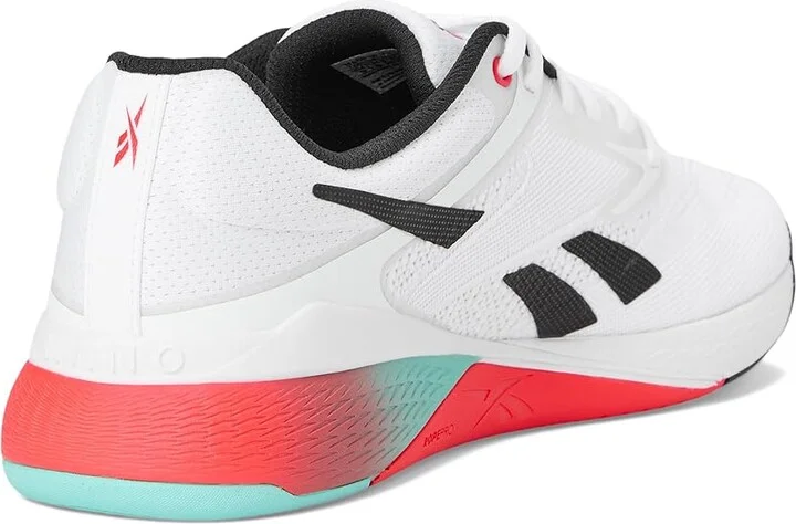 Reebok Nano X5 Athletic Shoes White/Black/Energy Red : Men's 6 - Women's 7.5 Medium, Rubber - Image 4