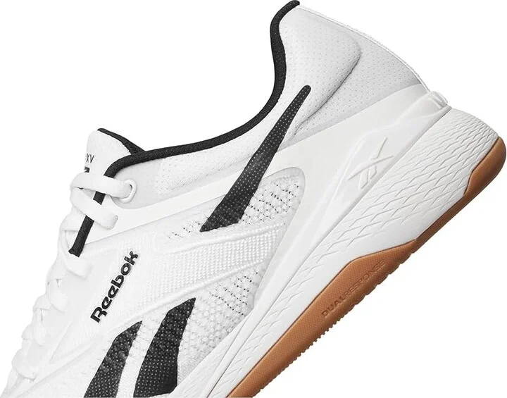 Reebok Nano X5 Athletic Shoes White/Black/Reebok Rubber Gum 04 : Men's 5 - Women's 6.5 Medium - Image 7