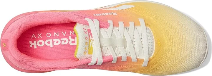 Reebok Nano X5 Women's Shoes Chalk/Atomic Pink/Golden Haze : 5 B - Medium, Synthetic - Image 2