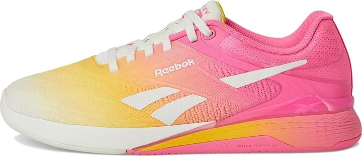 Reebok Nano X5 Women's Shoes Chalk/Atomic Pink/Golden Haze : 5 B - Medium, Synthetic - Image 6