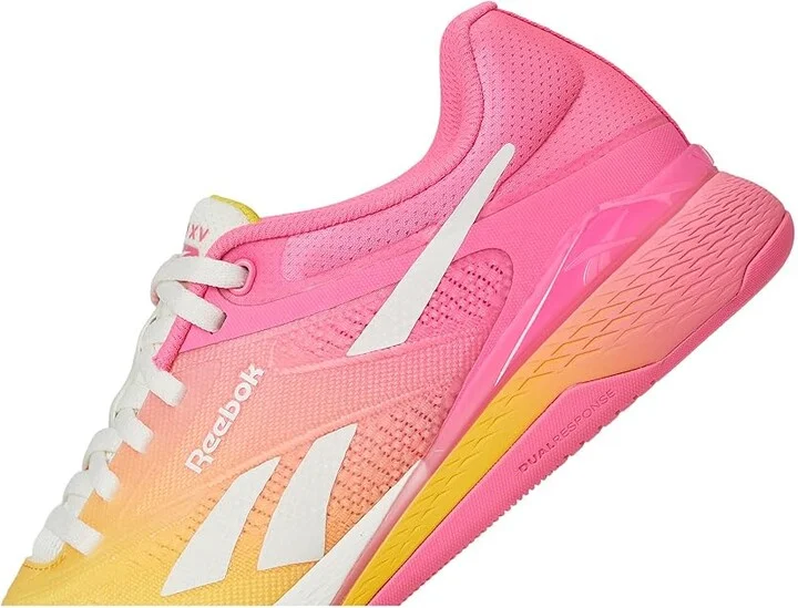 Reebok Nano X5 Women's Shoes Chalk/Atomic Pink/Golden Haze : 5 B - Medium, Synthetic - Image 7