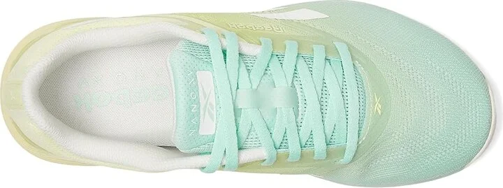 Reebok Nano X5 Women's Shoes Glitch Aqua/Yellow Haze/Chalk : 5 B - Medium, Synthetic - Image 2