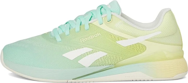 Reebok Nano X5 Women's Shoes Glitch Aqua/Yellow Haze/Chalk : 5 B - Medium, Synthetic - Image 6