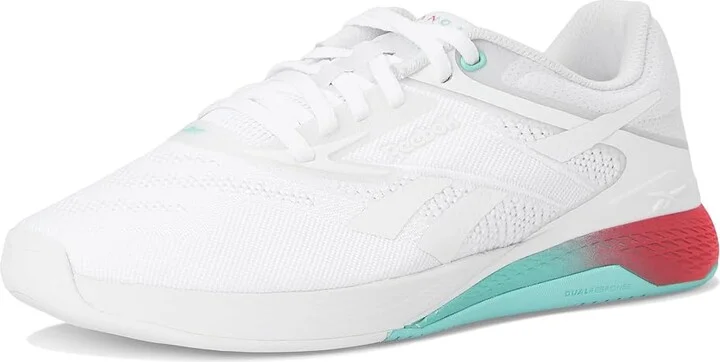 Reebok Nano X5 Women's Shoes White/AI Aqua/Energy Red : 8.5 B - Medium, Synthetic - Image 5
