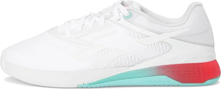Reebok Nano X5 Women's Shoes White/AI Aqua/Energy Red : 8.5 B - Medium, Synthetic - Image 6
