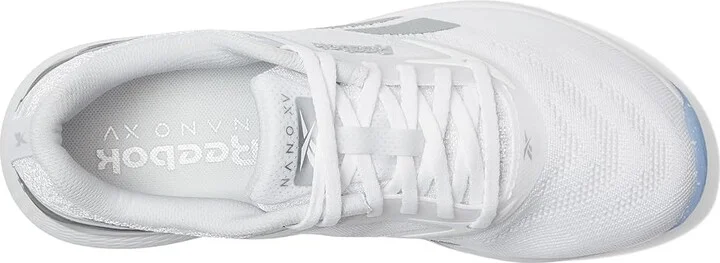 Reebok Nano X5 Women's Shoes White/Barely Grey/Silver Metallic : 5 B - Medium, Synthetic - Image 2