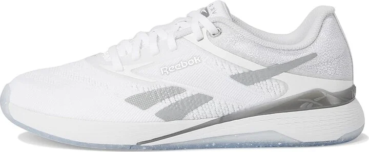 Reebok Nano X5 Women's Shoes White/Barely Grey/Silver Metallic : 5 B - Medium, Synthetic - Image 6