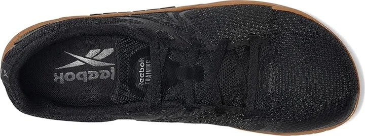 Reebok Nano Zero Cross Training Shoes Black/Reebok Gum 06 : Men's 9.5 - Women's 11 Medium, Textile - Image 2
