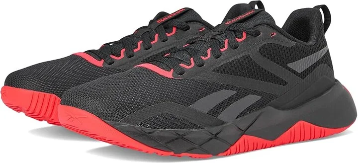 Reebok NFX Trainer Men's Shoes Black/Energy Red/White : 8 D - Medium, Textile