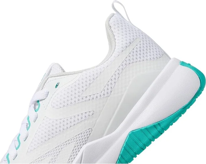 Reebok NFX Trainer Women's Shoes White/Black/Unleashed Green : 7 B - Medium, Textile/Synthetic - Image 4