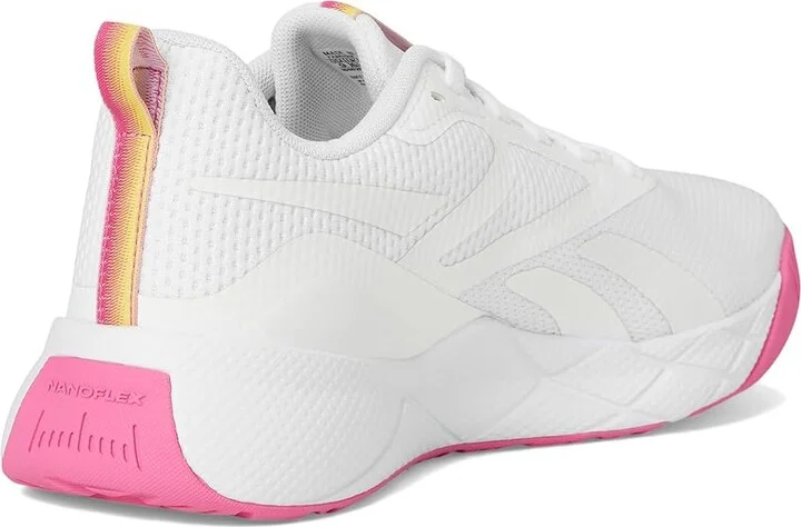 Reebok NFX Trainer Women's Shoes White/True Pink : 7.5 B - Medium, Textile/Synthetic - Image 4