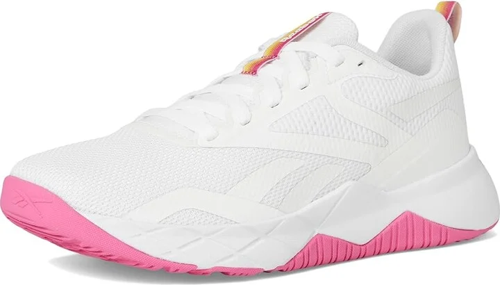 Reebok NFX Trainer Women's Shoes White/True Pink : 7.5 B - Medium, Textile/Synthetic - Image 5