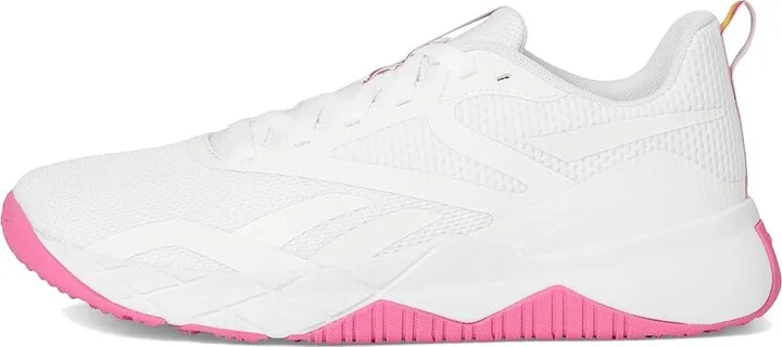 Reebok NFX Trainer Women's Shoes White/True Pink : 7.5 B - Medium, Textile/Synthetic - Image 6