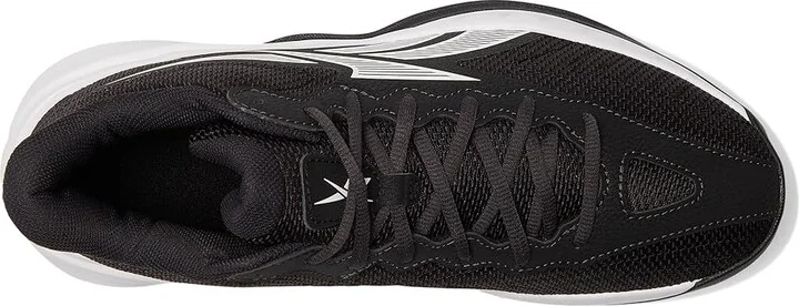 Reebok Press Basketball Shoes Core Black/White/Washed Black : Men's 4.5 - Women's 6 Medium, Textile - Image 2