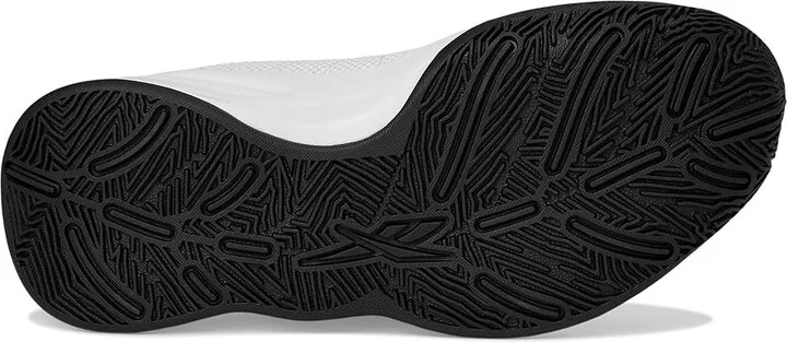Reebok Press Basketball Shoes White/Core Black/Barely Grey : Men's 6.5 - Women's 8 Medium, Textile - Image 3