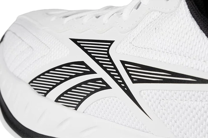 Reebok Press Basketball Shoes White/Core Black/Barely Grey : Men's 6.5 - Women's 8 Medium, Textile - Image 7