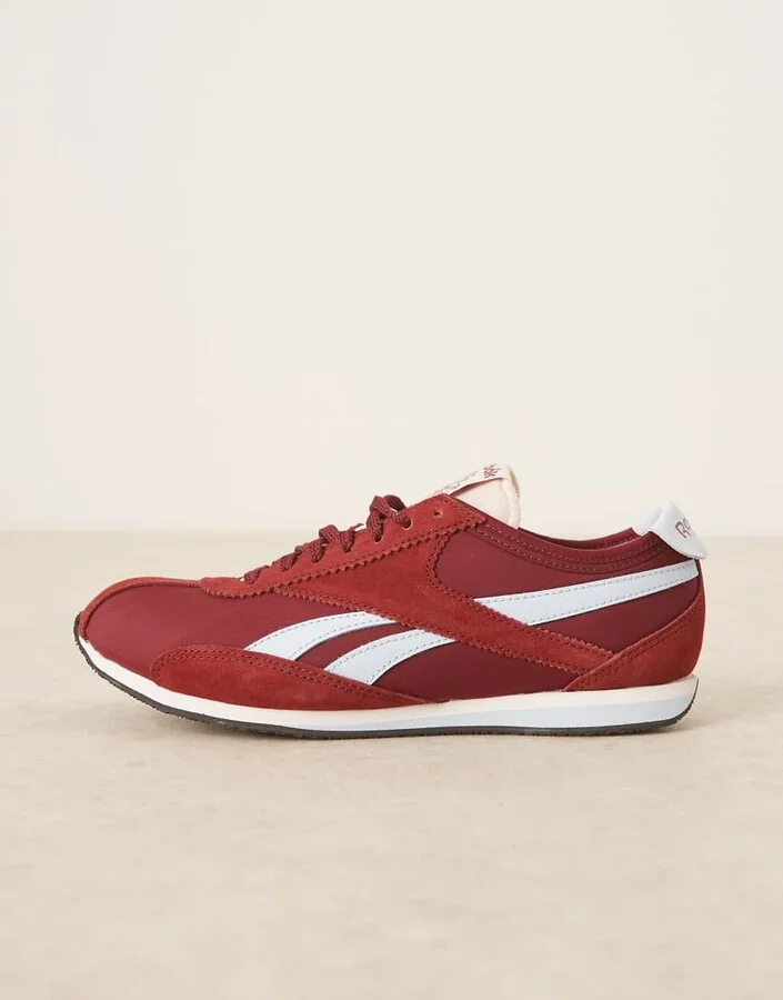 Reebok R400 sneakers in burgundy - Image 2