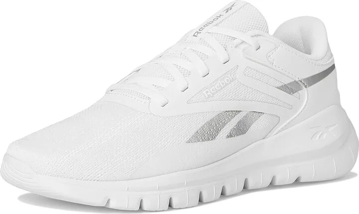Reebok Split Flex Women's Shoes White/Silver Metallic : 5 B - Medium, Rubber - Image 5
