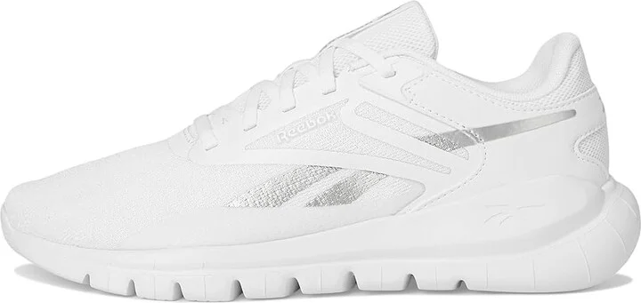 Reebok Split Flex Women's Shoes White/Silver Metallic : 5 B - Medium, Rubber - Image 6