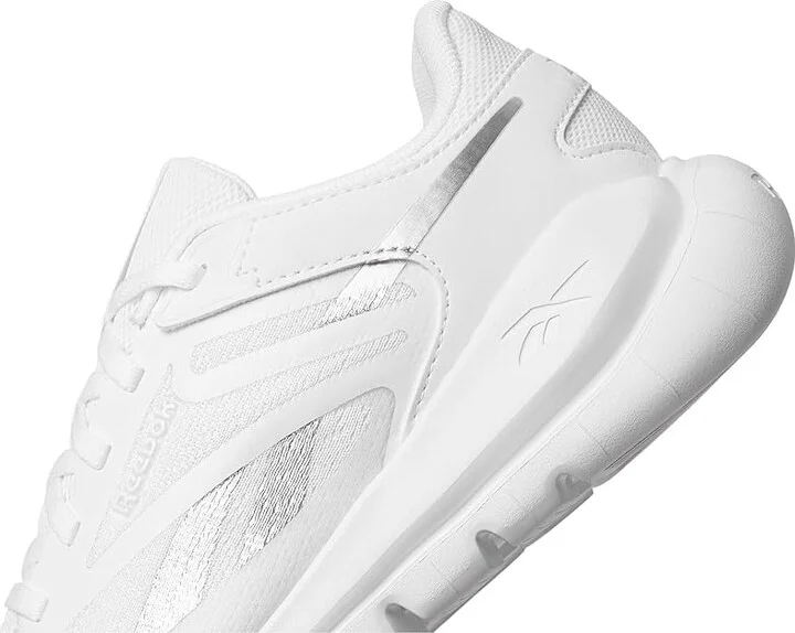 Reebok Split Flex Women's Shoes White/Silver Metallic : 5 B - Medium, Rubber - Image 7