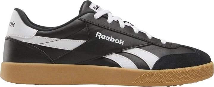 Reebok Unisex-Adult Smash Edge Suede Sneaker Black/White/Gum