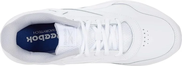 Reebok Walk Ultra 7 DMX Max Women's Shoes White/Cold Grey/Collegiate Royal : 10.5 B - Medium, Textile/Leather - Image 2