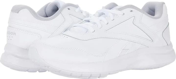 Reebok Walk Ultra 7 DMX Max Women's Shoes White/Cold Grey/Collegiate Royal : 10.5 B - Medium, Textile/Leather