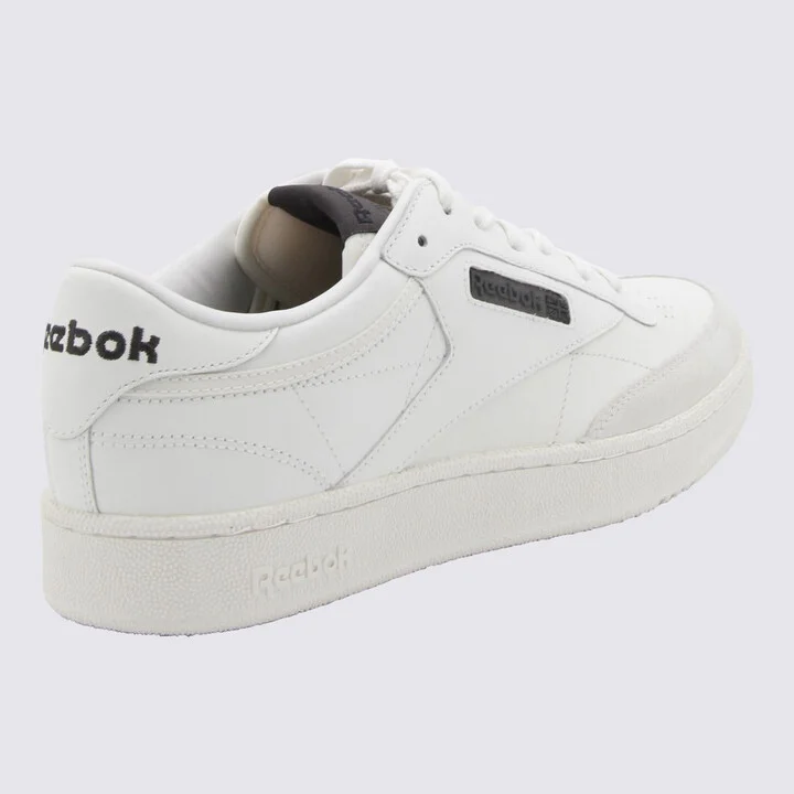 Reebok White Leather Sneakers - Image 2