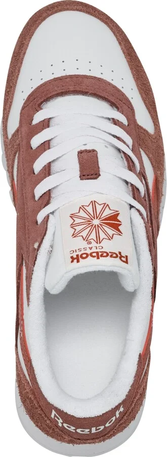 Reebok Women's Classic Leather Casual Sneakers from Finish Line - White, Earth, Red - Image 5