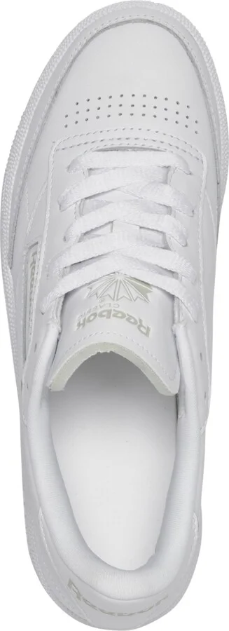 Reebok Women's Club C 85 Casual Sneakers from Finish Line - White, Beige - Image 5