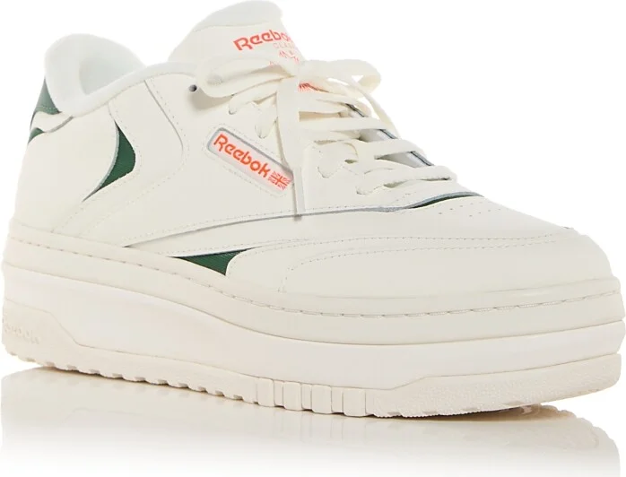Reebok Women's Club C Extra Platform Low Top Sneakers