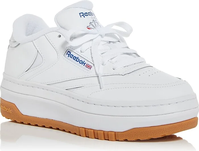 Reebok Women's Club C Extra Platform Low Top Sneakers