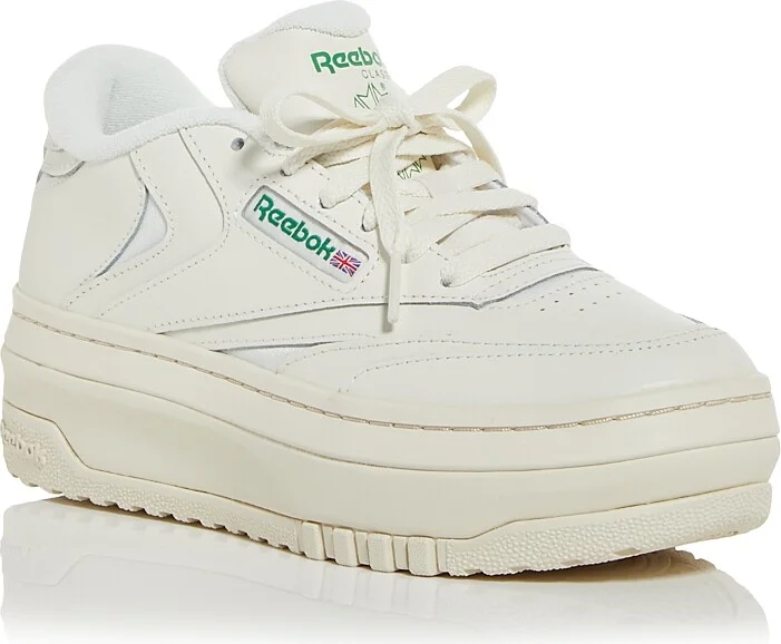 Reebok Women's Club C Extra Platform Low Top Sneakers