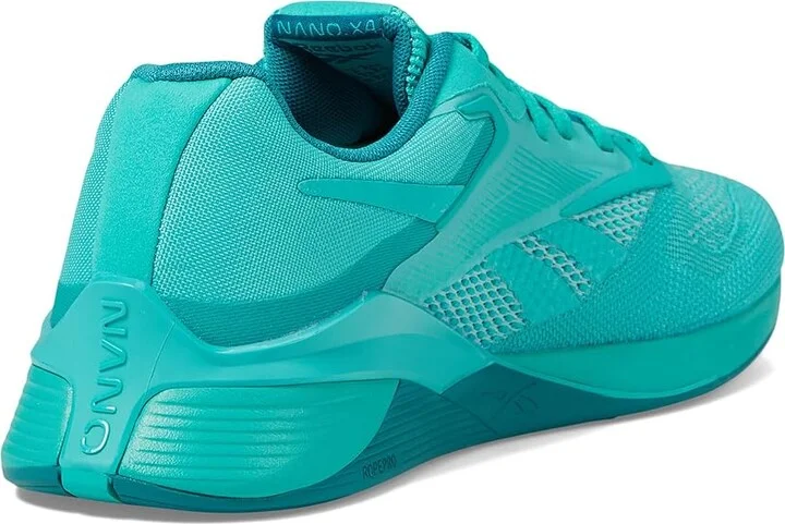 Reebok Women's Nano X4 Women's Shoes Unleashed Green/Team Teal : 5.5 B - Medium, Synthetic/Textile - Image 4