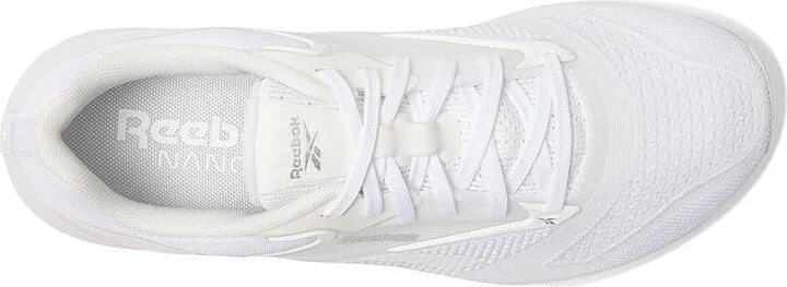 Reebok Women's Nano X4 Women's Shoes White/Grey/Silver Metallic : 9.5 B - Medium, Synthetic/Textile - Image 2