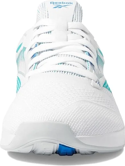 Reebok Women's Nano X4 Women's Shoes White/Unleashed Green/Kinetic Blue : 9.5 B - Medium, Synthetic/Textile - Image 5
