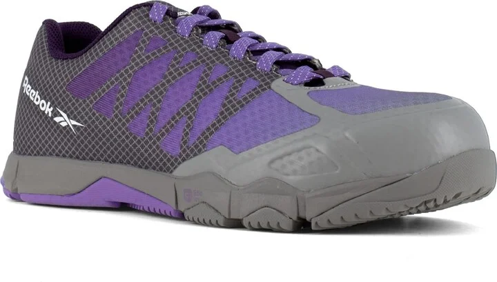 Reebok Women's Speed TR Work Composite Toe Purple 8 W