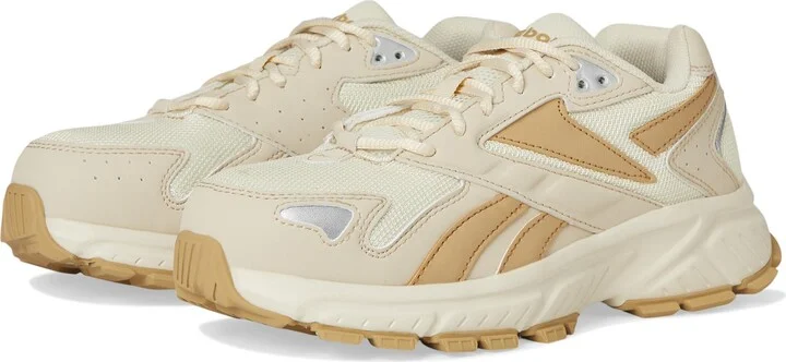 Reebok Work Hyperium Work - Sneakers for Women - Breathable Mesh Upper - Nylon Lining - Removable Insole Tan/Gold 11.5 B - Medium