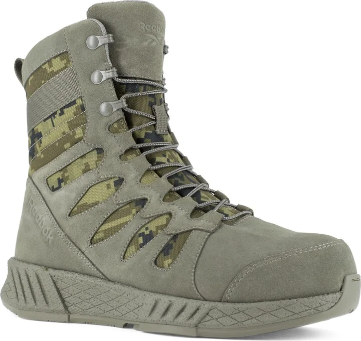 Reebok Work Men's Floatride Energy Tactical Digi-Cam Sage Composite Toe Boots