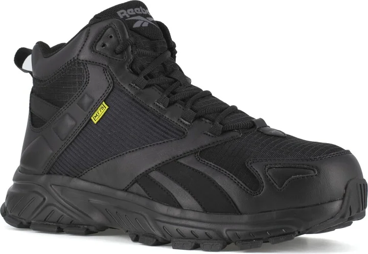 Reebok Work Men's Hyperium Work Retro Trail Hiker with Cushguard Composite Toe Boots Black