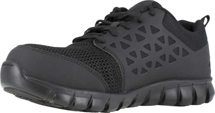 Reebok Work Men's Sublite Cushion Comp Toe Comfort Athletic Black - 18 Medium