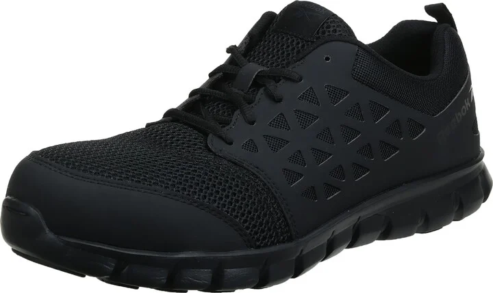 Reebok Work Men's Sublite Cushion Comp Toe Comfort Athletic Black - 3.5 Medium