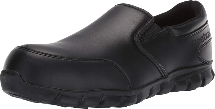 Reebok Work Men's Sublite Cushion Comp Toe Comfort Slip-on Ath Black - 11 Wide