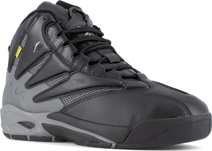 Reebok Work Men's The Blast Work Black and Dark Gray Composite Toe Boots