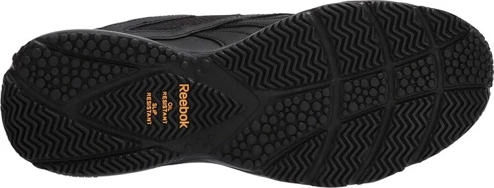Reebok Work N Cushion 4.0 KC - Velcro Men's Shoes Black/Cold Grey/Black : 8.5 D - Medium - Image 4