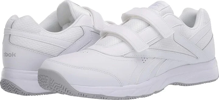 Reebok Work N Cushion 4.0 KC - Velcro Men's Shoes White/Cold Grey/White : 8 D - Medium