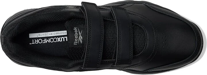 Reebok Work N Cushion 4.0 KC Walking Shoes Black/Grey/AHA : Men's 12 - Women's 13.5 Medium, Leather - Image 2