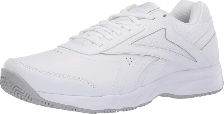 Reebok Work N Cushion 4.0 Men's Shoes White/Cold Grey/White : 8 D - Medium, Leather - Image 2