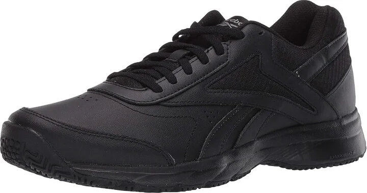 Reebok Work N Cushion 4.0 Women's Shoes Black/Cold Grey/Black : 7.5 B - Medium, Leather - Image 2